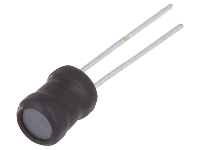 Smoorspoel: draadgewonden; THT; 180uH; 650mA; ±10%; Ø6,5x8,5mm Smoorspoel: draadgewonden; THT; 180uH; 650mA; ±10%; Ø6,5x8,5mm